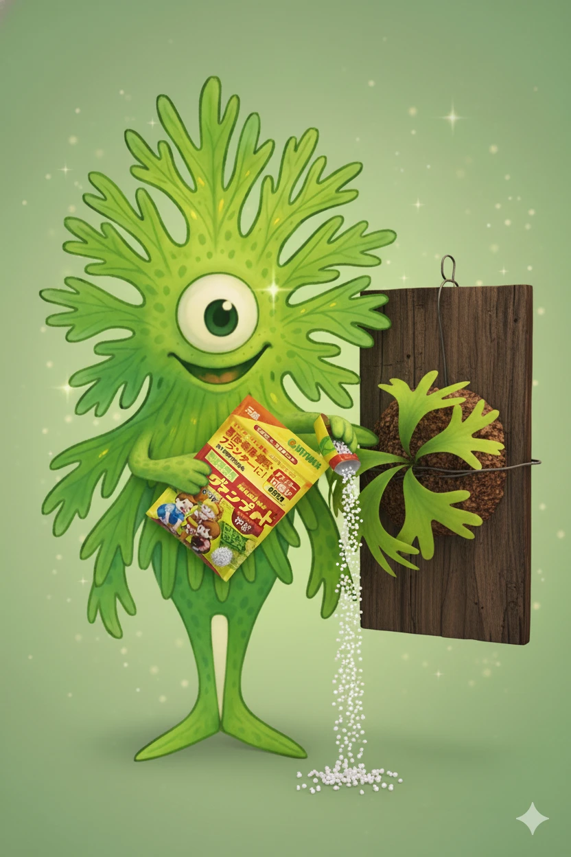 ビカクシダに使っている肥料｜マグァンプKの使い方