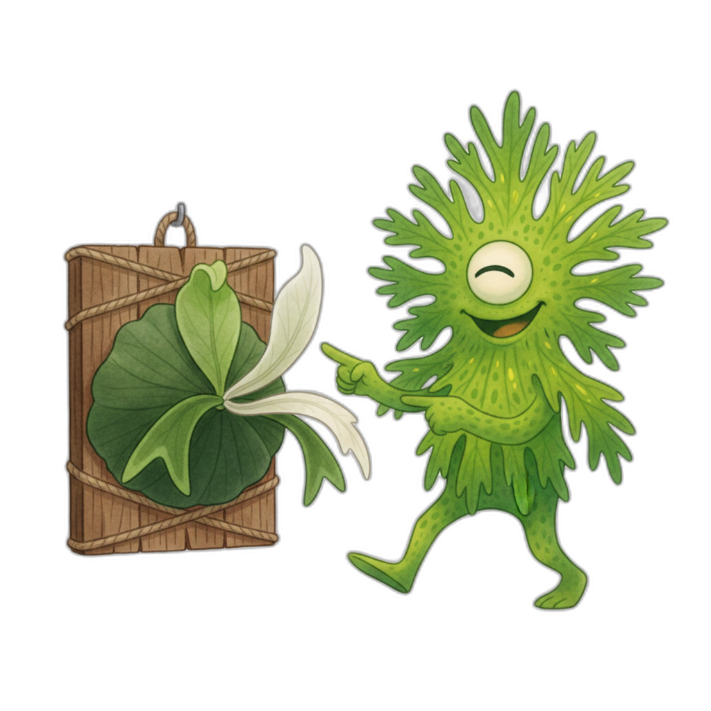 ビカクシダの葉組みテクニック｜道具を使わない胞子葉の誘引方法