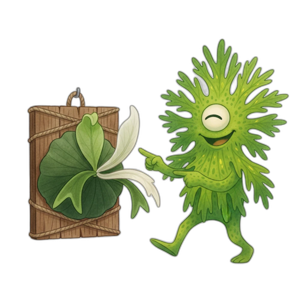 ビカクシダの葉組みテクニック｜道具を使わない胞子葉の誘引方法