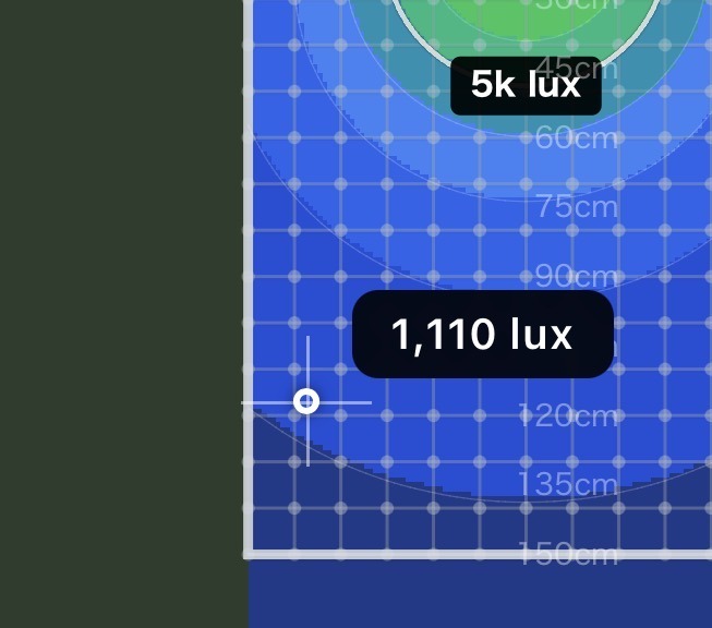 タップでルクス確認